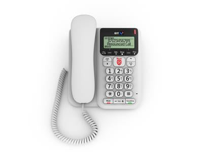 British Telecom BT Decor 2600 Premium Nuisance Call Blocker Analog telephone Caller ID White