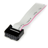 StarTech.com 16in (40cm) 9 Pin Serial Male to 10 Pin Motherboard Header Slot Plate