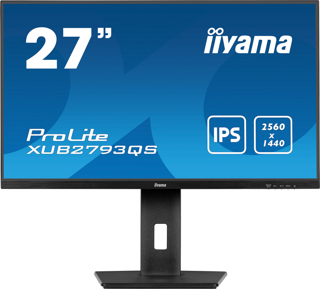 iiyama ProLite XU2793QS-B6 computer monitor 68.6 cm (27") 2560 x 1440 pixels 2K Ultra HD LED Black