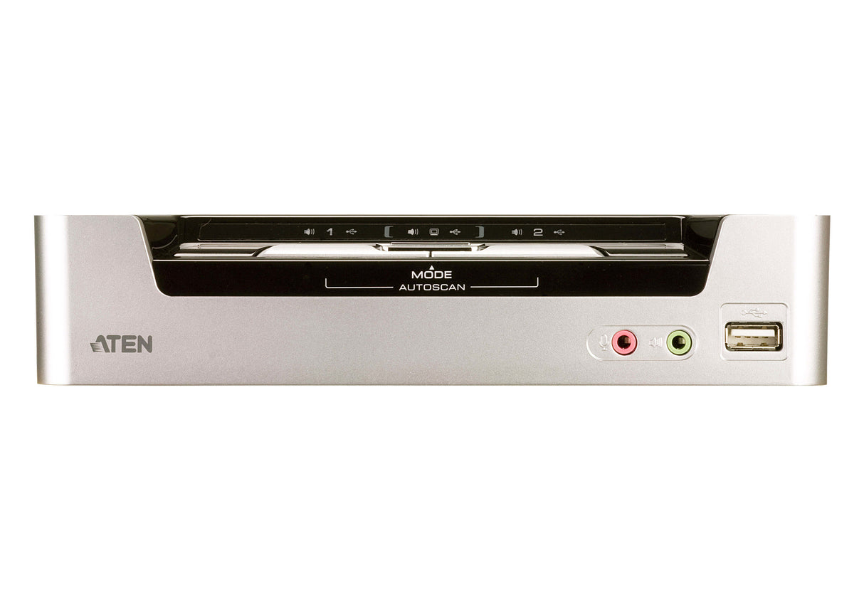 ATEN CS1792 KVM switch Rack mounting Black, Silver