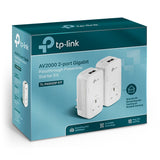 TP-Link AV2000 2-Port Gigabit Passthrough Powerline Starter Kit