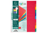 Exacompta 2410E divider Paper Multicolour 10 pc(s)