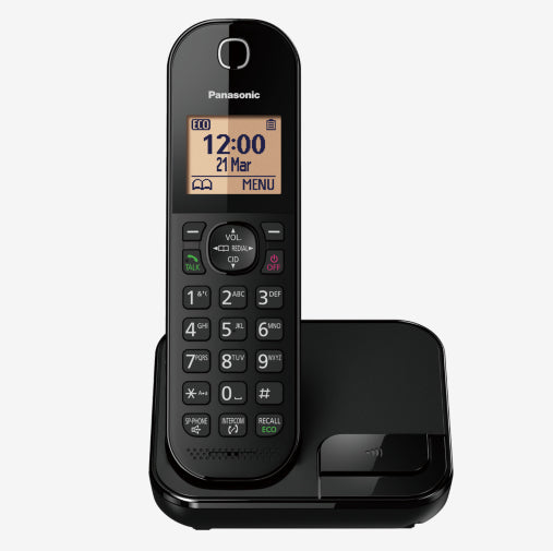 Panasonic KX-TGC412EB telephone DECT telephone Caller ID Black