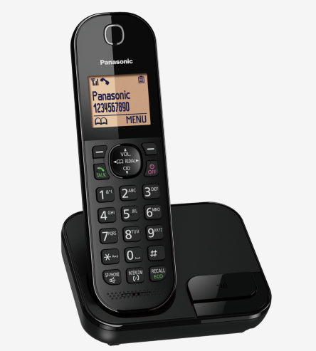 Panasonic KX-TGC412EB telephone DECT telephone Caller ID Black