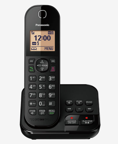 Panasonic KX-TGC424EB telephone DECT telephone Caller ID Black