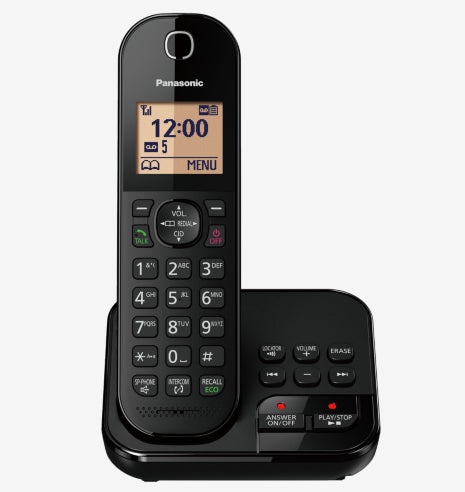 Panasonic KX-TGC422EB telephone DECT telephone Caller ID Black