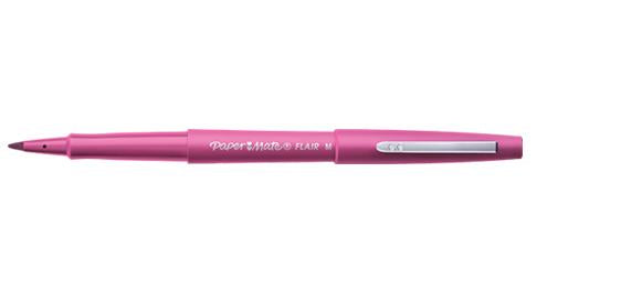 Papermate Flair felt pen Medium Pink 12 pc(s)