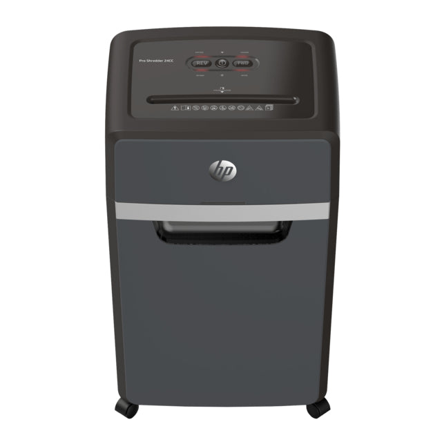 HP Pro Shredder 24CC paper shredder Particle-cut shredding 55 dB 22 cm Black