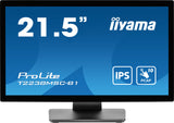 iiyama ProLite T2238MSC-B1 computer monitor 54.6 cm (21.5") 1920 x 1080 pixels Full HD LED Touchscreen Black