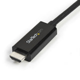 StarTech.com 10ft (3m) Mini DisplayPort to HDMI Cable - 4K 30Hz Video - mDP to HDMI Adapter Cable - Mini DP or Thunderbolt 1/2 Mac/PC to HDMI Monitor/Display - mDP to HDMI Converter Cord