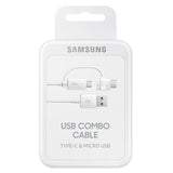 Samsung EP-DG930 USB cable 1.5 m USB 2.0 USB A USB C/Micro-USB B White