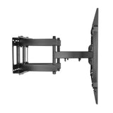 Manhattan TV & Monitor Mount, Wall, Full Motion, 1 screen, Screen Sizes: 60-100", Black, VESA 200x200 to 900x600mm, Max 80kg, LFD, Tilt & Swivel with 3 Pivots, Lifetime Warranty