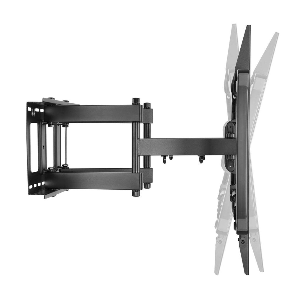 Manhattan TV & Monitor Mount, Wall, Full Motion, 1 screen, Screen Sizes: 60-100", Black, VESA 200x200 to 900x600mm, Max 80kg, LFD, Tilt & Swivel with 3 Pivots, Lifetime Warranty