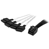 StarTech.com Internal Mini-SAS to SATA Cable - SFF-8643 to 4x SATA - 1 m