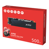 ADATA GAMMIX S50 CORE M.2 500 GB PCI Express 4.0 3D NAND NVMe