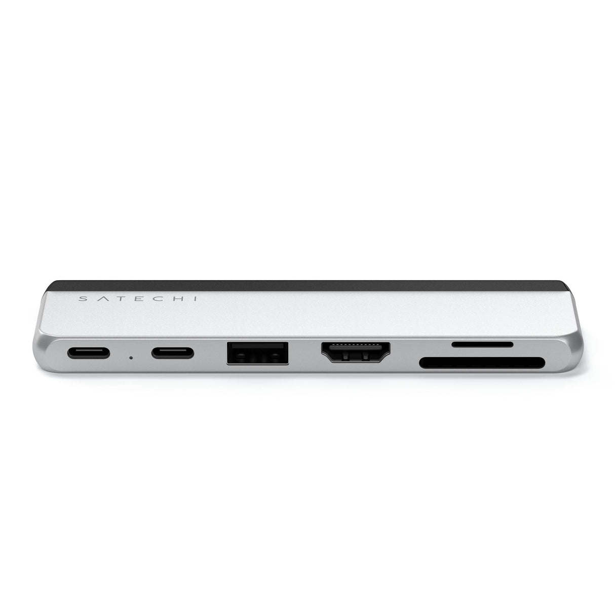 Satechi ST-HSP9P laptop dock/port replicator Docking USB 3.2 Gen 2 (3.1 Gen 2) Type-C Silver