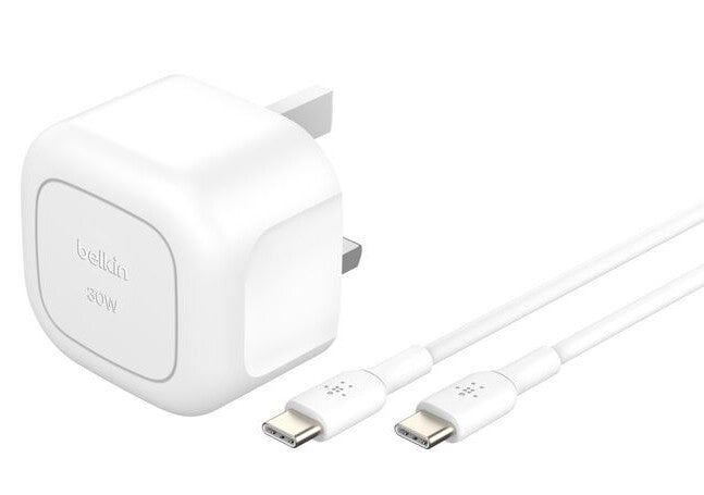 Belkin WCA008MY1MWH-B6 mobile device charger Mobile phone, Tablet White USB Fast charging Indoor