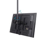 StarTech.com TV Ceiling Mount - Full-Motion Universal Hanging Single Screen Mount with Adjustable Telescopic Pole - Tilt / Swivel - VESA Bracket for 32”-75" Displays