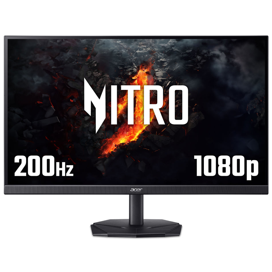 Acer KG1 Nitro KG241YX3 - 23.8" Full HD (1920x1080), 200Hz, 0.5ms, ZeroFrame, HDR10, FreeSync Premium Gaming Monitor