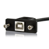 StarTech.com 1 ft Panel Mount USB Cable B to B - F/M