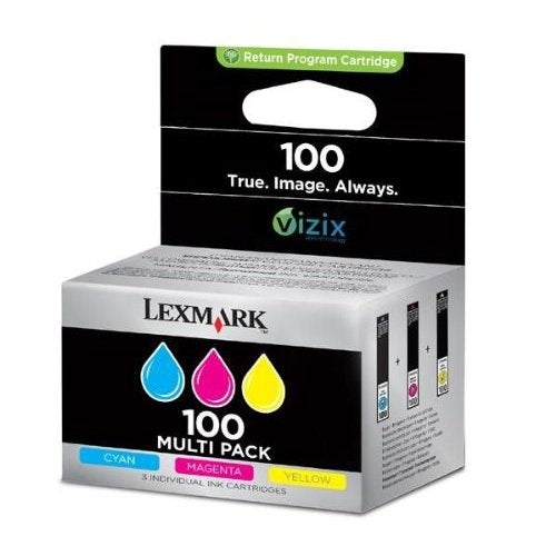 Lexmark 14N0849 ink cartridge 3 pc(s) Original Cyan, Magenta, Yellow