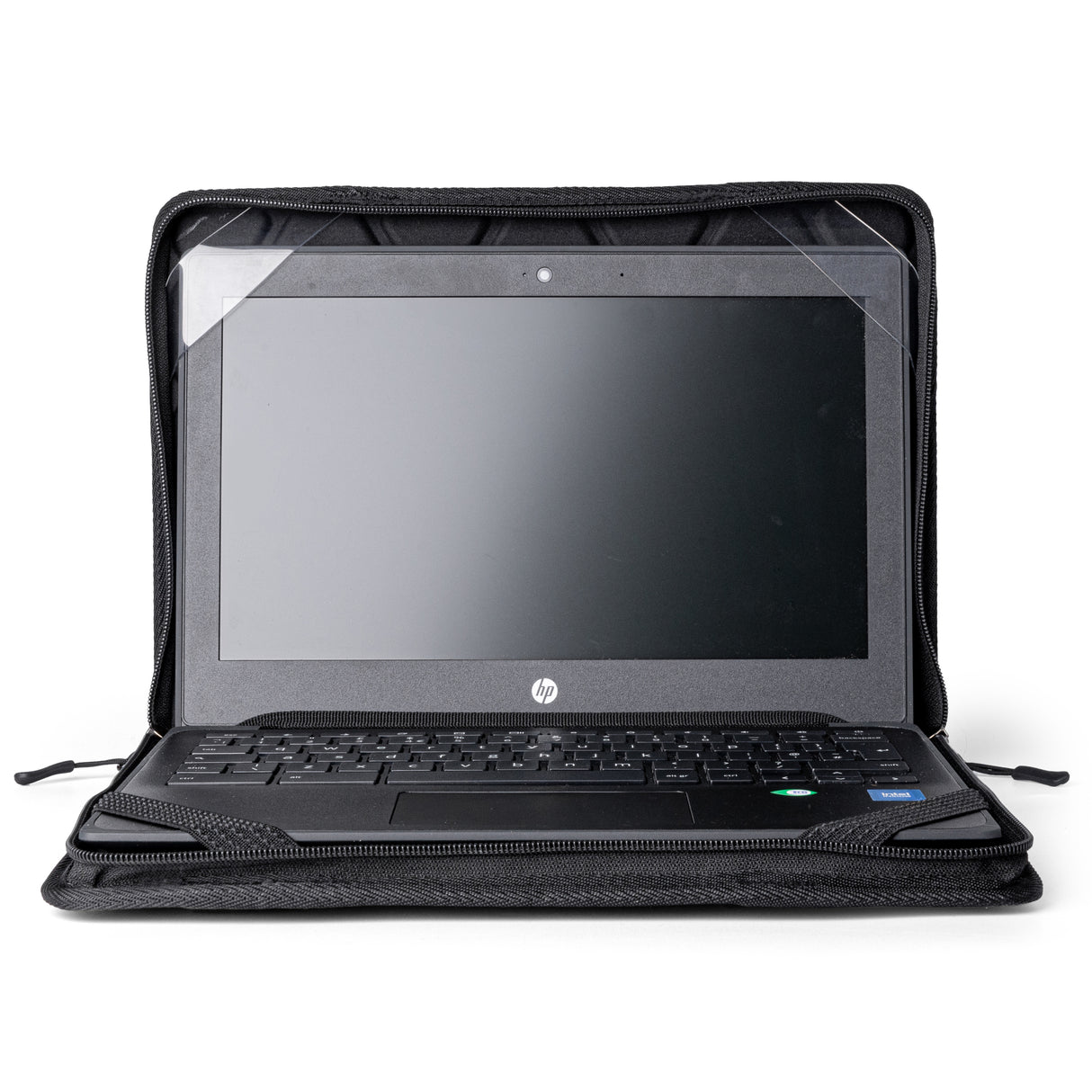 Techair TACWI009 Meet the ultimate 11-12” Chromebook case – it's like a work-in style superhero! Fasten it, protect with EVA panels, and ID it easily. Your Chromebook's new best friend!