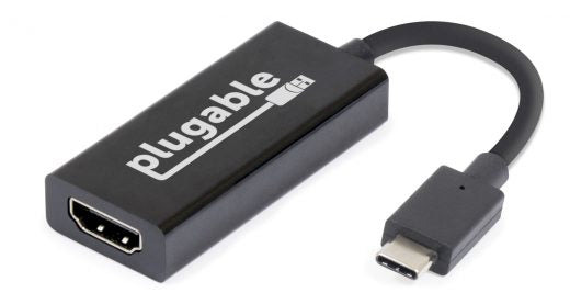 Plugable Technologies USB C to HDMI 2.0 Adapter Compatible with 2018 iPad Pro, 2018 MacBook Air, 2018 MacBook Pro, Dell XPS 13 & 15, Thunderbolt 3 Ports & More (Supports Resolutions up to 4K@60Hz) - Driverless