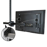 StarTech.com TV Ceiling Mount - Full-Motion Universal Hanging Single Screen Mount with Adjustable Telescopic Short Pole - Tilt / Swivel - VESA Bracket for 32”-75" Displays