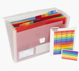 Exacompta 55298E divider book Assorted colours Polypropylene (PP) A4