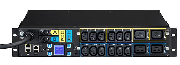 Eaton EMAH06 power distribution unit (PDU) 16 AC outlet(s) 2U Black