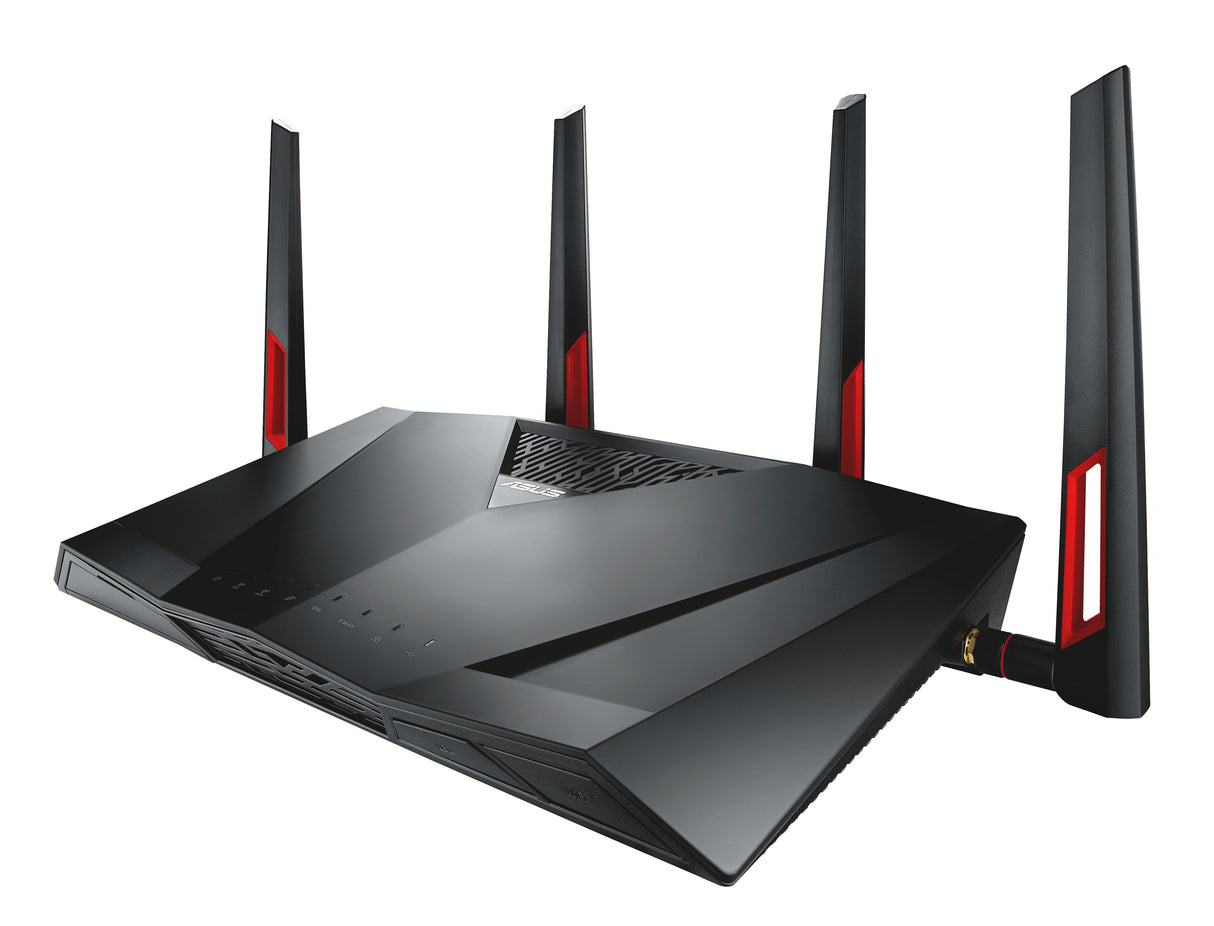 ASUS DSL-AC88U wireless router Gigabit Ethernet Dual-band (2.4 GHz / 5 GHz) Black