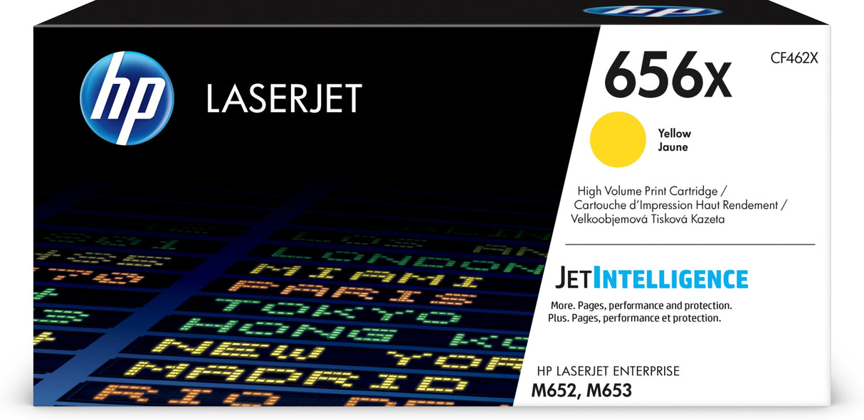 HP CF462X/656X Toner cartridge yellow, 22K pages ISO/IEC 19752 for HP LaserJet M 652