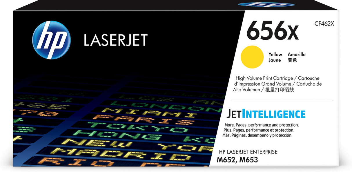 HP CF462X/656X Toner cartridge yellow, 22K pages ISO/IEC 19752 for HP LaserJet M 652