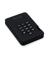 iStorage diskAshur2 256-bit 512GB USB 3.2 secure encrypted solid-state drive - Black IS-DA2-256-SSD-512-B