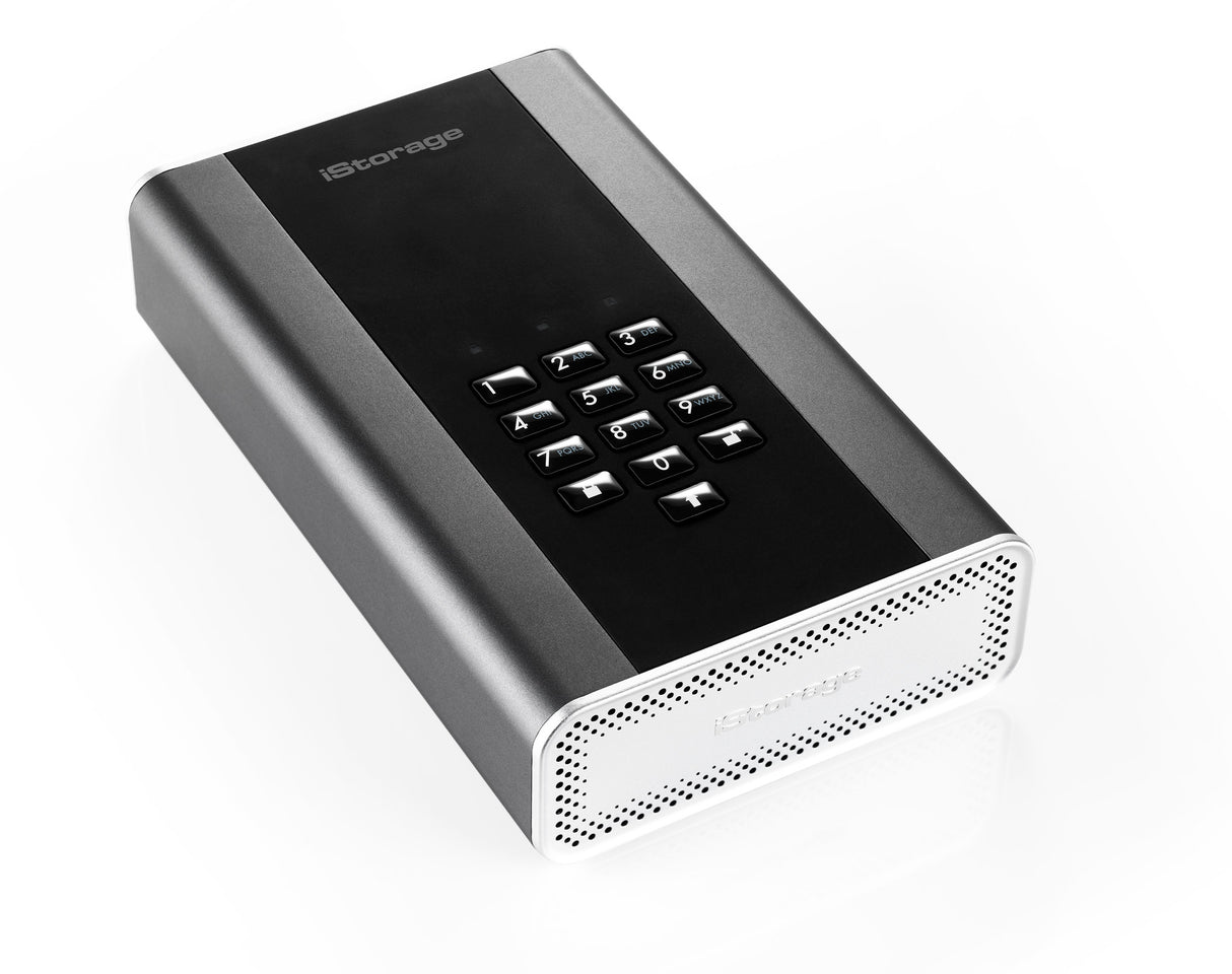 iStorage diskAshur DT2 256-bit 6TB USB 3.2 secure encrypted desktop hard drive IS-DT2-256-6000-C-G