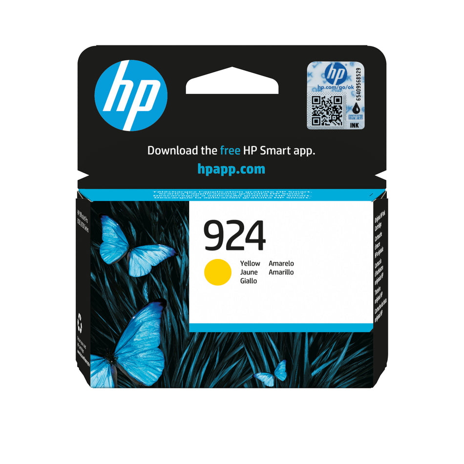 HP 924 Yellow Original Ink Cartridge