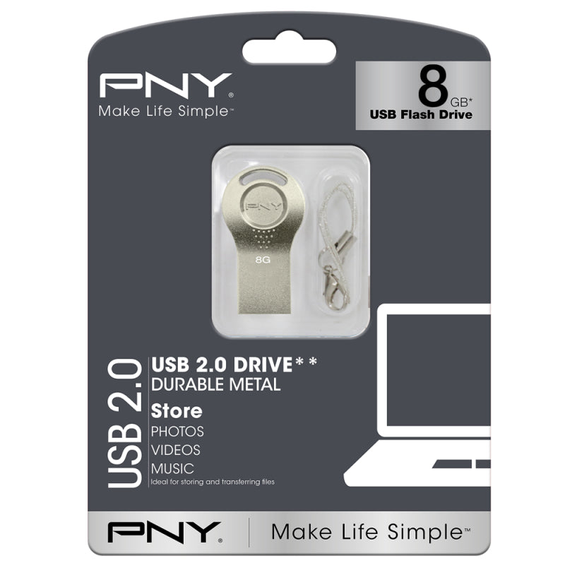 PNY Attaché i 8GB USB flash drive USB Type-A 2.0 Gold