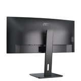 AOC CU34P3CV computer monitor 86.4 cm (34") 3440 x 1440 pixels UltraWide Quad HD LED Black