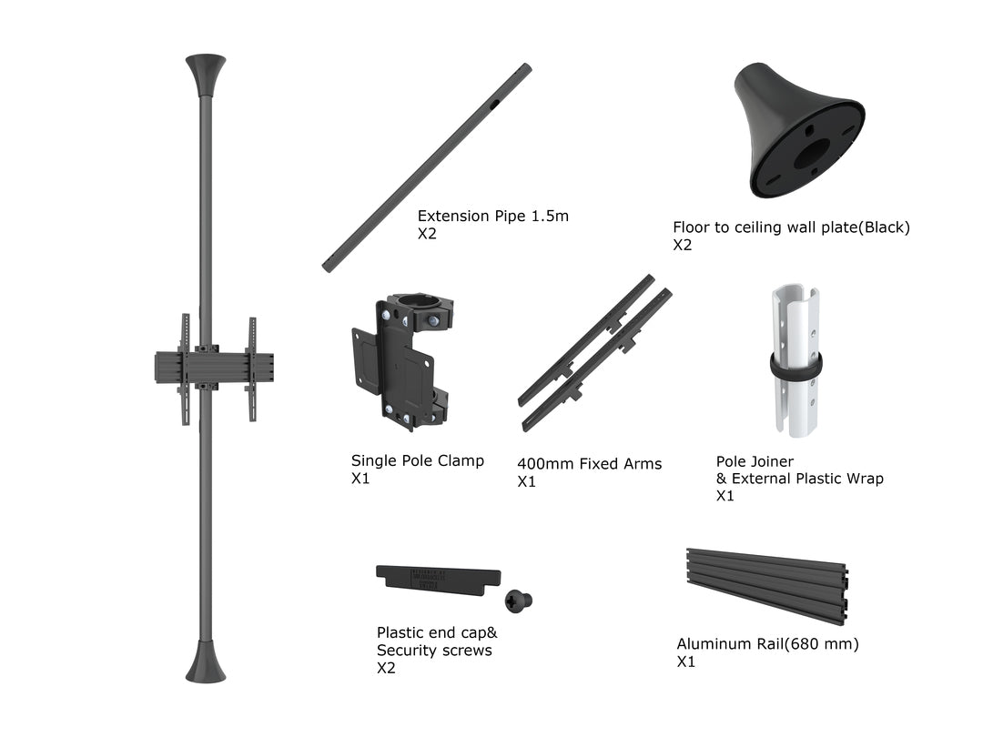 Multibrackets M Floor to Ceiling Mount Pro MBFC1U