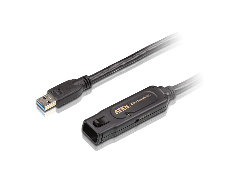 ATEN UE3310-AT-E USB cable USB 3.2 Gen 1 (3.1 Gen 1) 10 m USB A Black