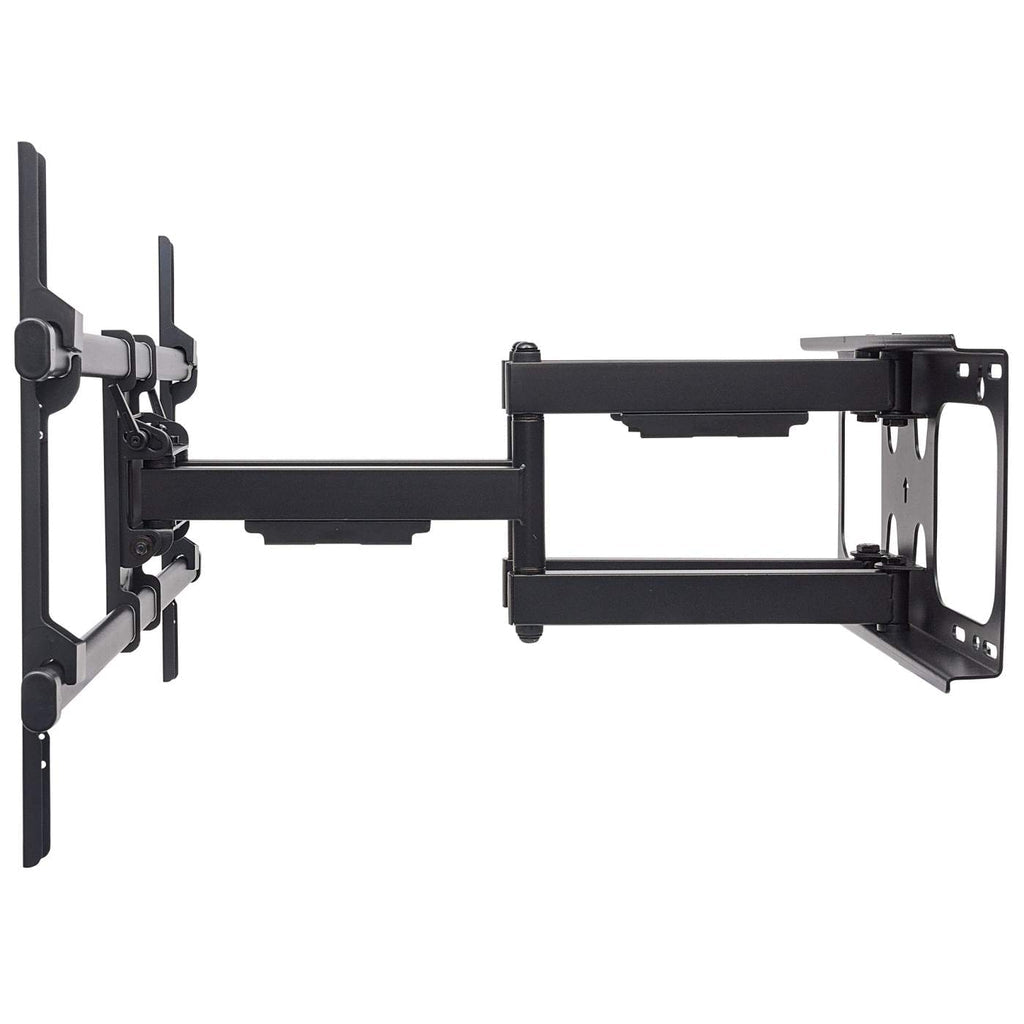 Manhattan TV & Monitor Mount, Wall, Full Motion, 1 screen, Screen Sizes: 37-75", Black, VESA 200x200 to 800x400mm, Max 75kg, LFD, Tilt & Swivel with 3 Pivots, Lifetime Warranty