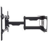 Manhattan TV & Monitor Mount, Wall, Full Motion, 1 screen, Screen Sizes: 37-75", Black, VESA 200x200 to 800x400mm, Max 75kg, LFD, Tilt & Swivel with 3 Pivots, Lifetime Warranty