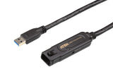 ATEN UE3310 USB cable USB 3.2 Gen 1 (3.1 Gen 1) 10 m USB A Black