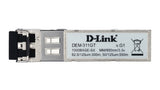 D-Link DEM-311GT network transceiver module Fiber optic 1000 Mbit/s SFP 850 nm