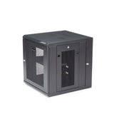 StarTech.com 4-Post 12U Wall Mount Network Cabinet with 1U Shelf, 19" Hinged Wall-Mounted Server Rack for Data / AV / Electronics / Computer Equipment, Flexible Vented Rack Enclosure