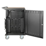 Tripp Lite CSCXB36AC Multi-Device Charging Cart, 36 AC Outlets, Chromebooks and Laptops, 230V, BS 1363, Black