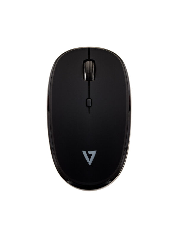 V7 MW550BT Bluetooth Silent 4-Button Mouse with adjustable DPI - Black