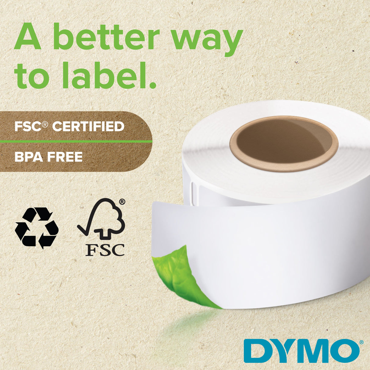 DYMO LabelWriter White Self-adhesive printer label