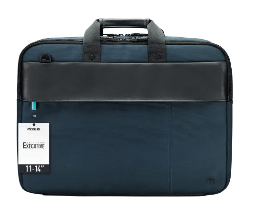 Mobilis Executive 3 35.6 cm (14") Briefcase Black, Blue