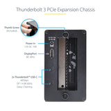 StarTech.com Thunderbolt 3 PCIe Expansion Chassis, External Enclosure W/Dual PCI Express Slots, PCIe Box for Laptops/Desktops/All-In-Ones, 8K/4K Output Via TB3/DP 1.4 Ports, For Video Capture/Fiber/Ethernet Cards